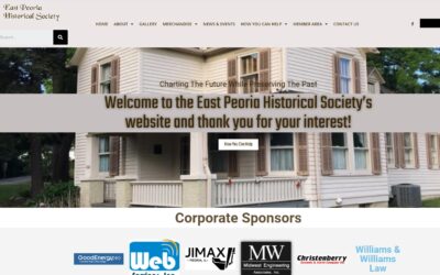 Web Services, Inc. Launches New Website For East Peoria Historical Society